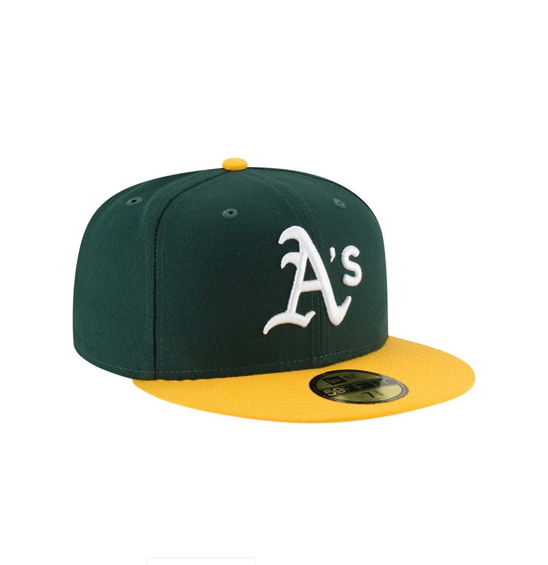 Oakland Athletics 59FIFTY MLB AC Perf Green fitted cap