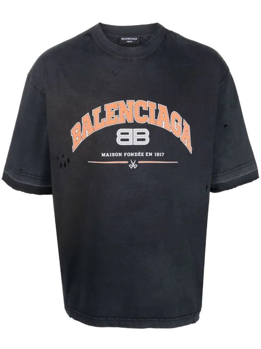 Balenciaga Maison logo-print cotton T-shirt