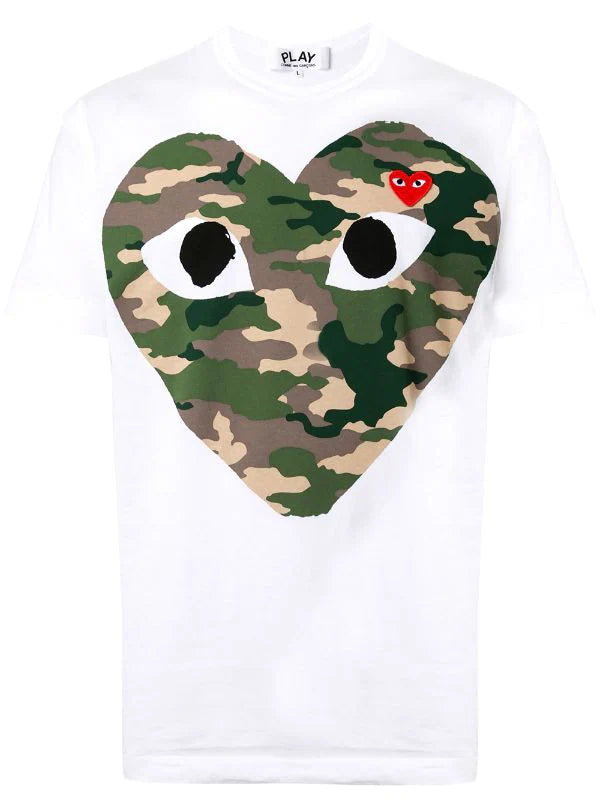 Comme Des Garçons Camo Logo T-shirt