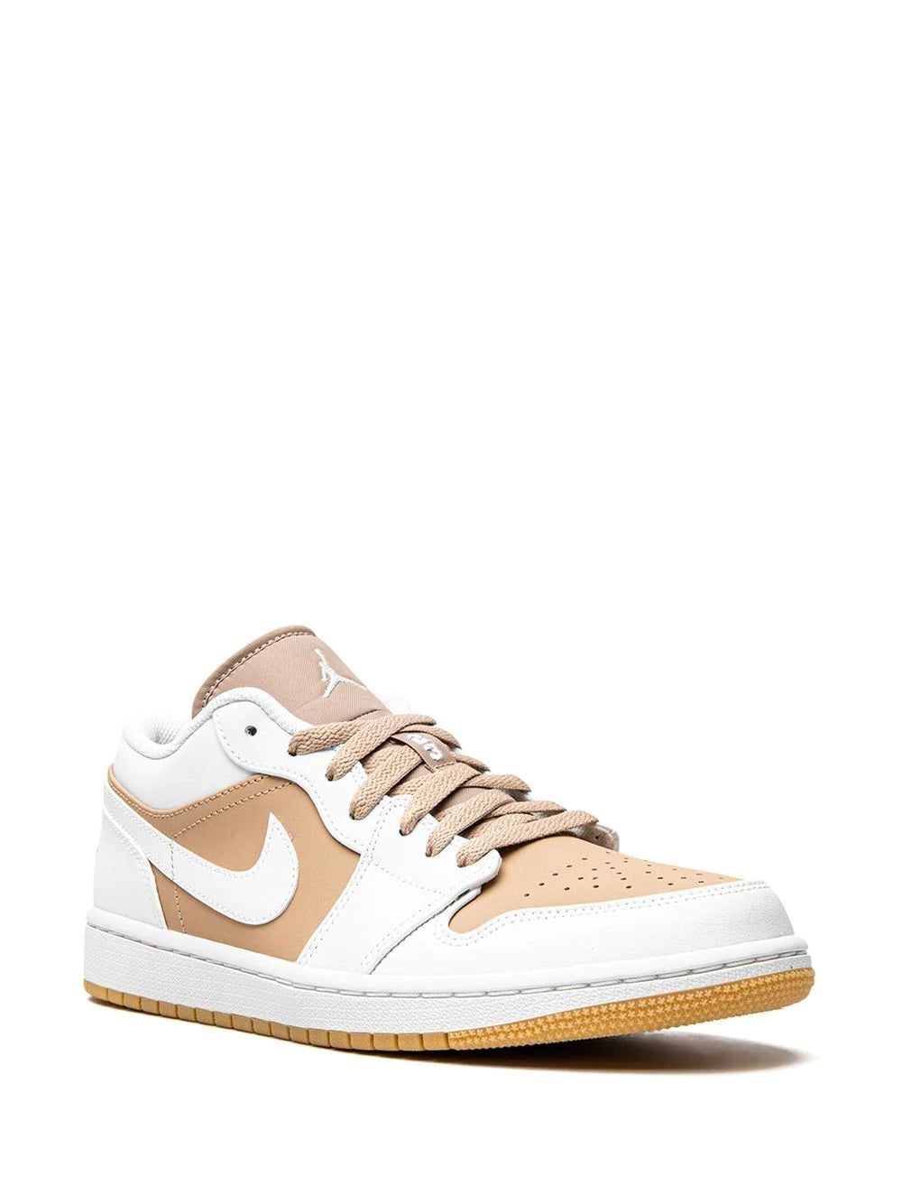 Jordan 1 low hemp/white