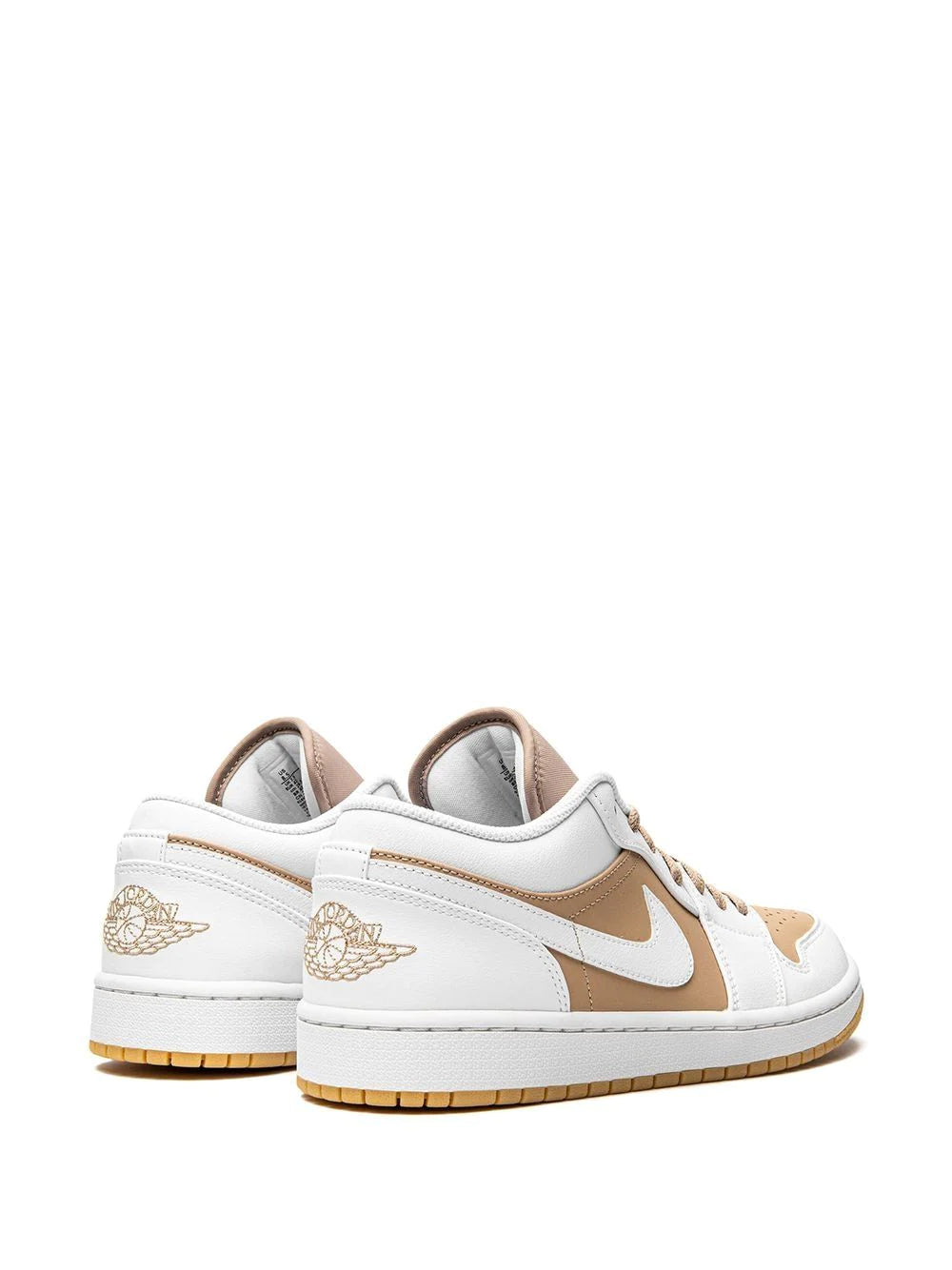 Jordan 1 low hemp/white