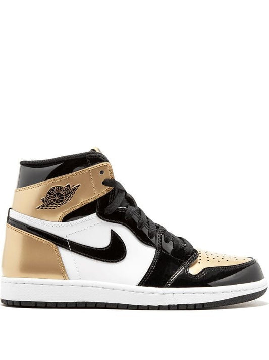 Jordan 1 High Patent Gold Toe